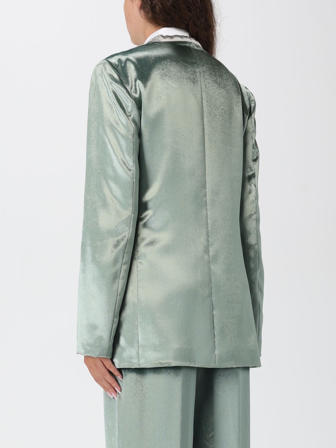 Blazer Woman color Green
