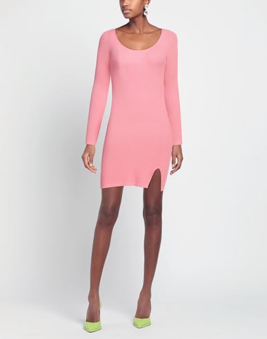 Woman Mini dress Pink Size ONESIZE Viscose, Polyester