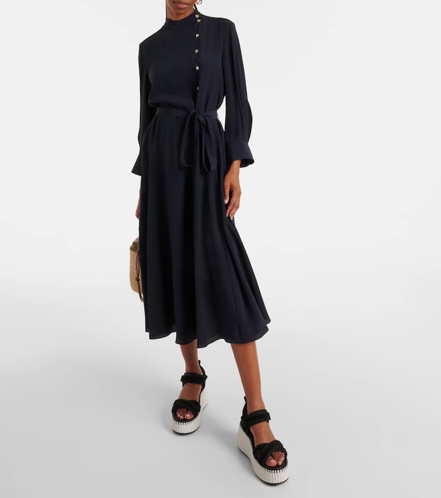 Chloé Nama suede platform sandals