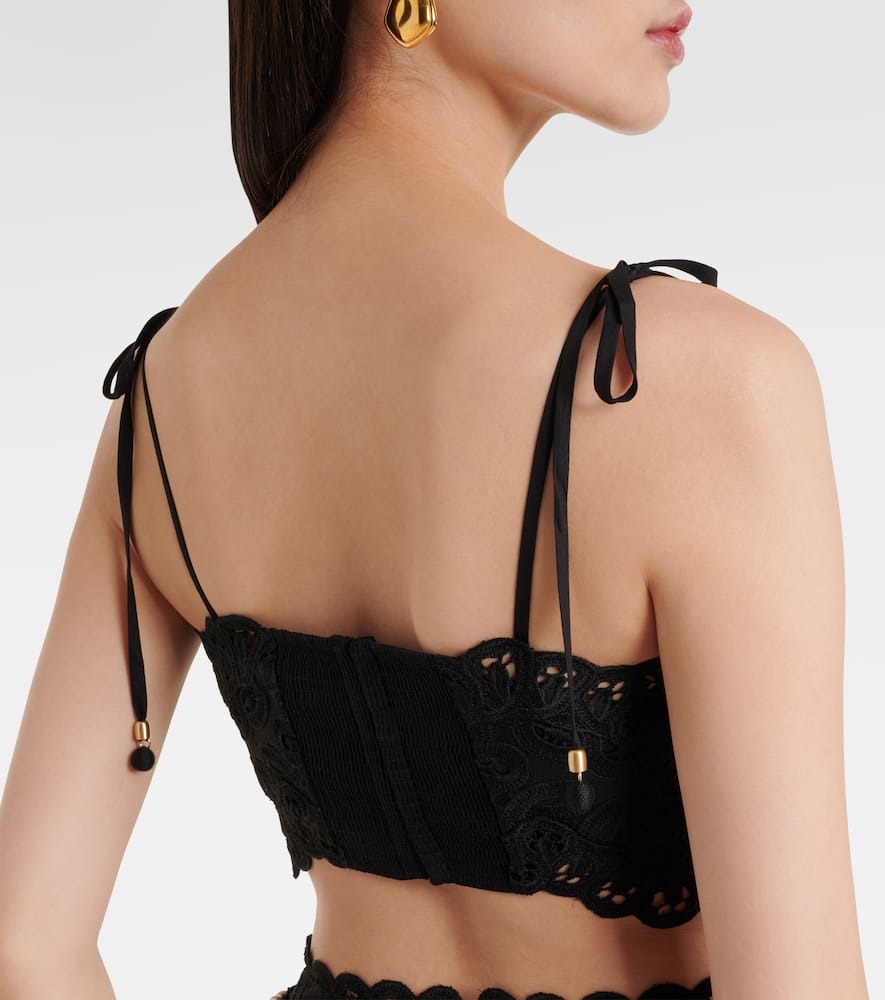 Rhiannon embroidered cotton top