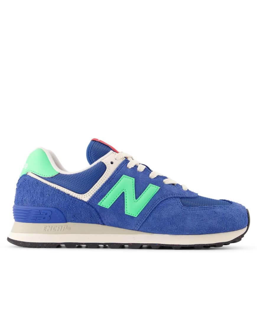 574 trainers in blue agate