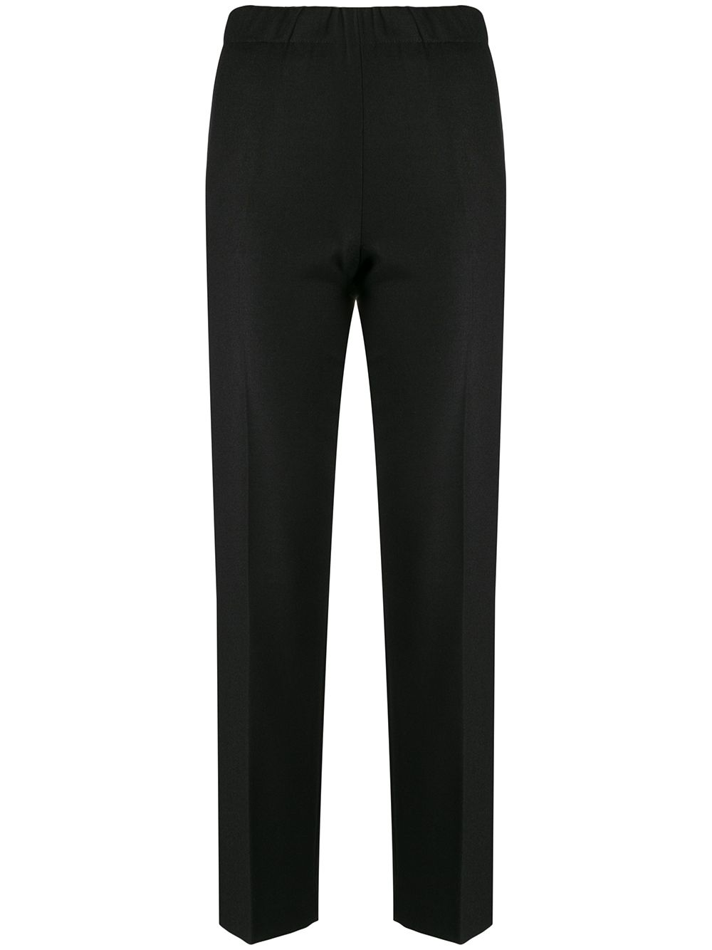 Elasticated waist trousers - Black