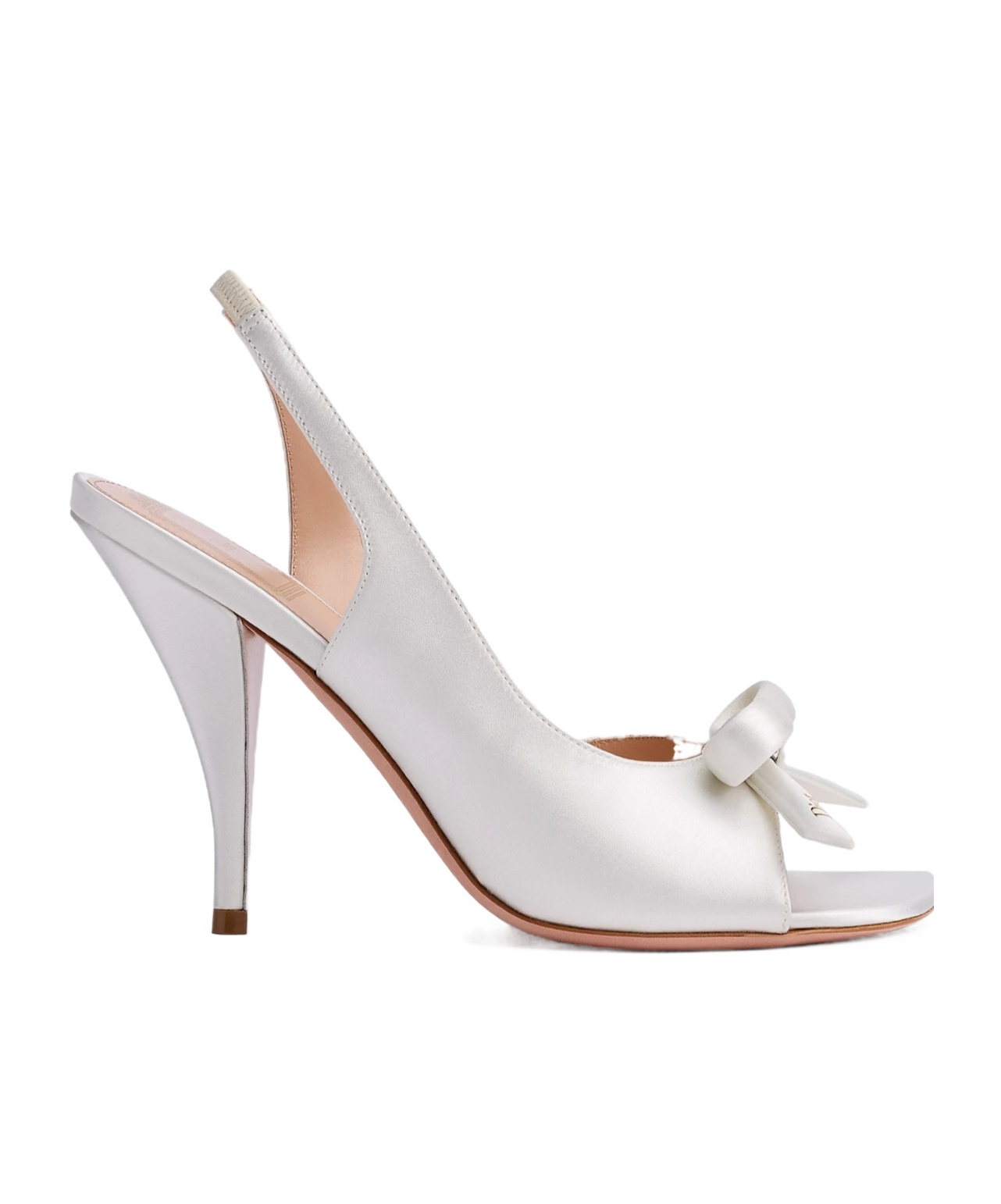Bow Heeled Slingback Sandal