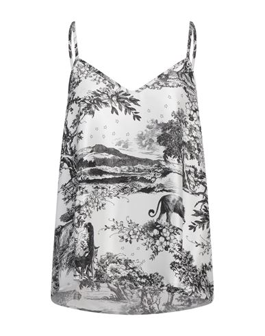 Woman Top White Size 10 Polyester