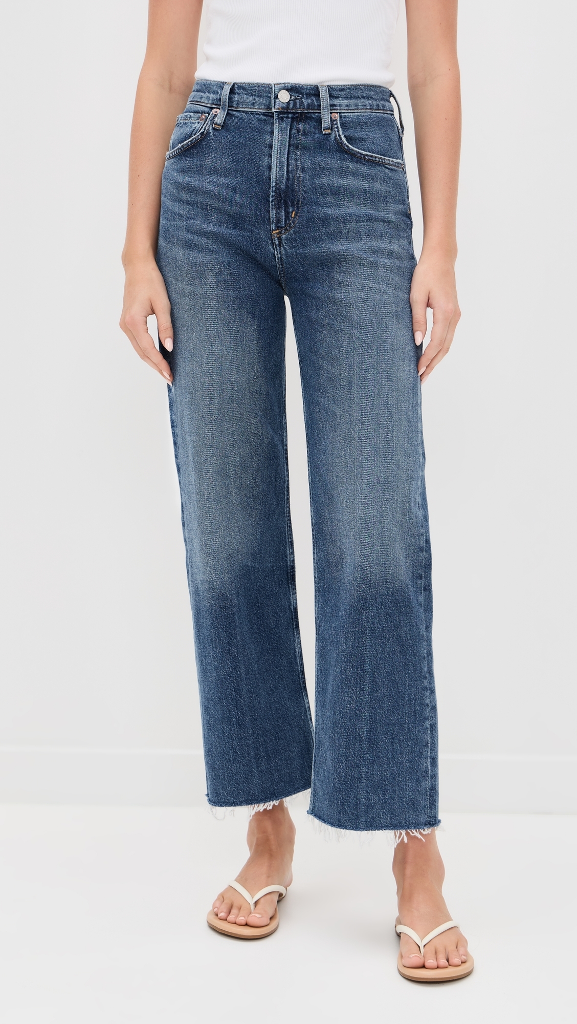 Ren High Rise Wide Leg Jeans Chord