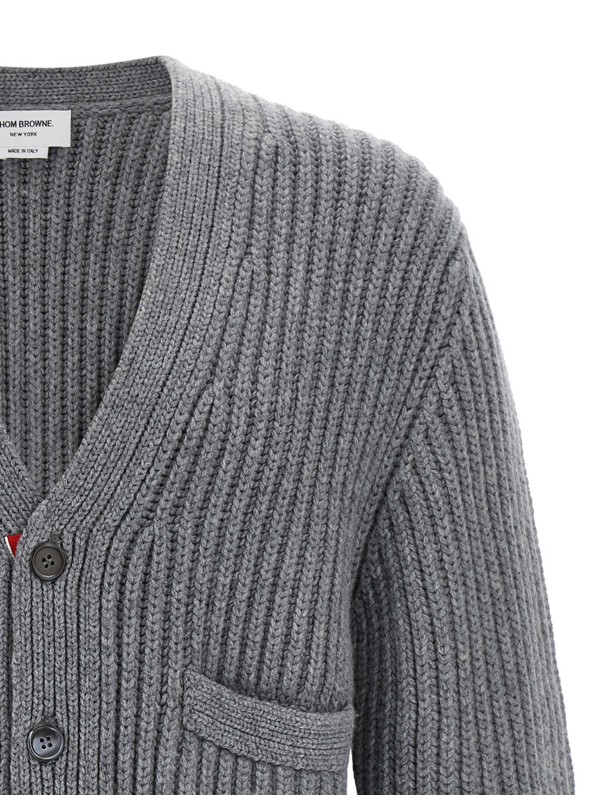 Rwb Tape Cardigan Sweaters And Cardigans Gray