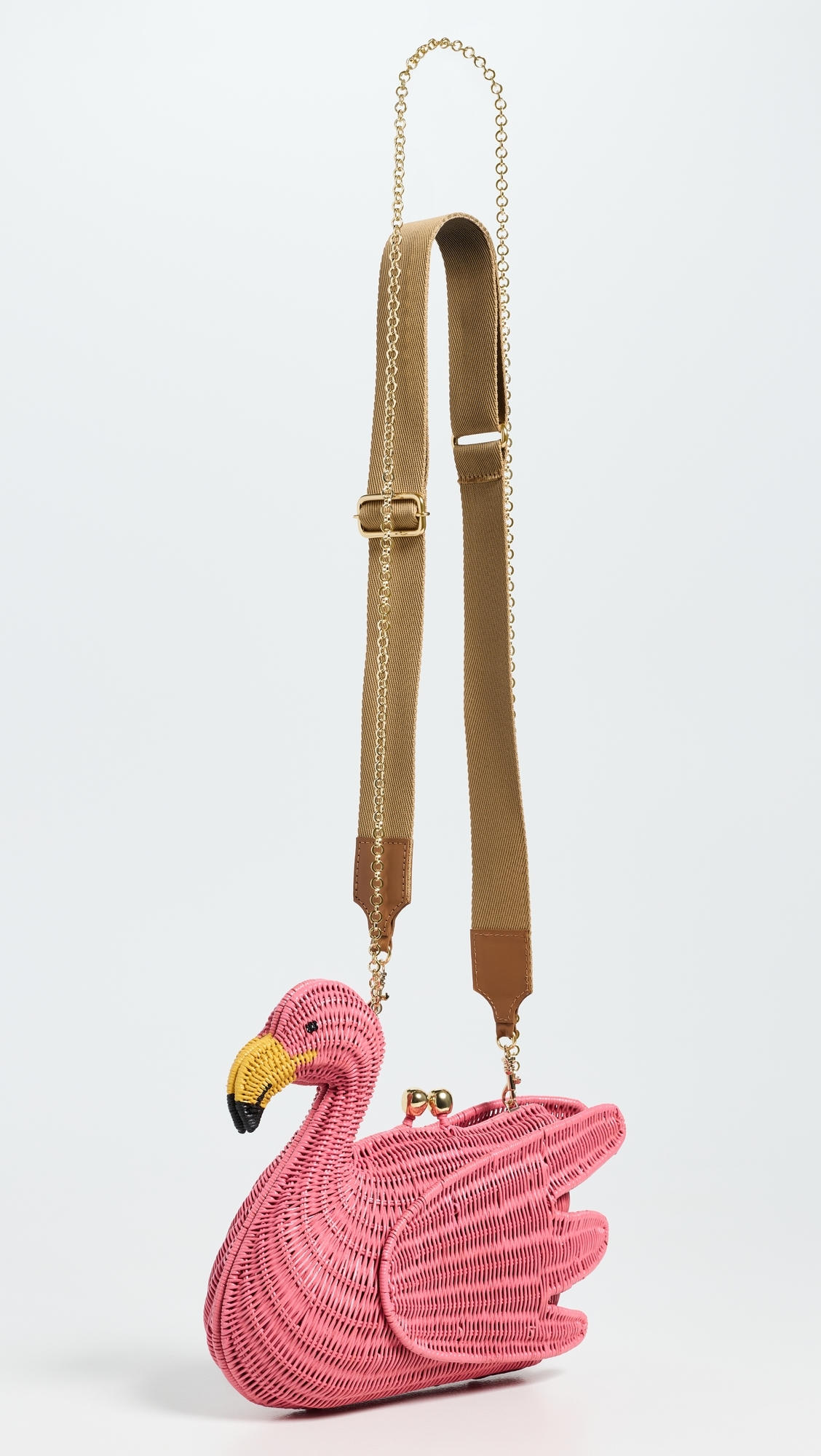Dante Flamingo Clutch Pink One Size