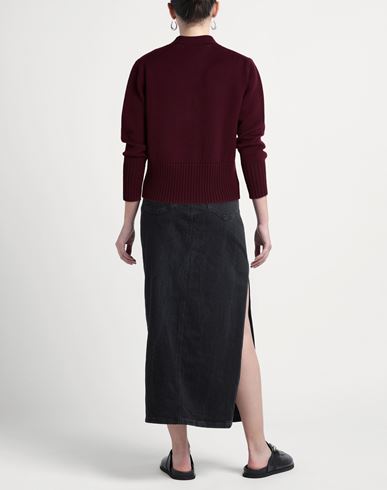 Woman Cardigan Burgundy Size 6 Merino Wool