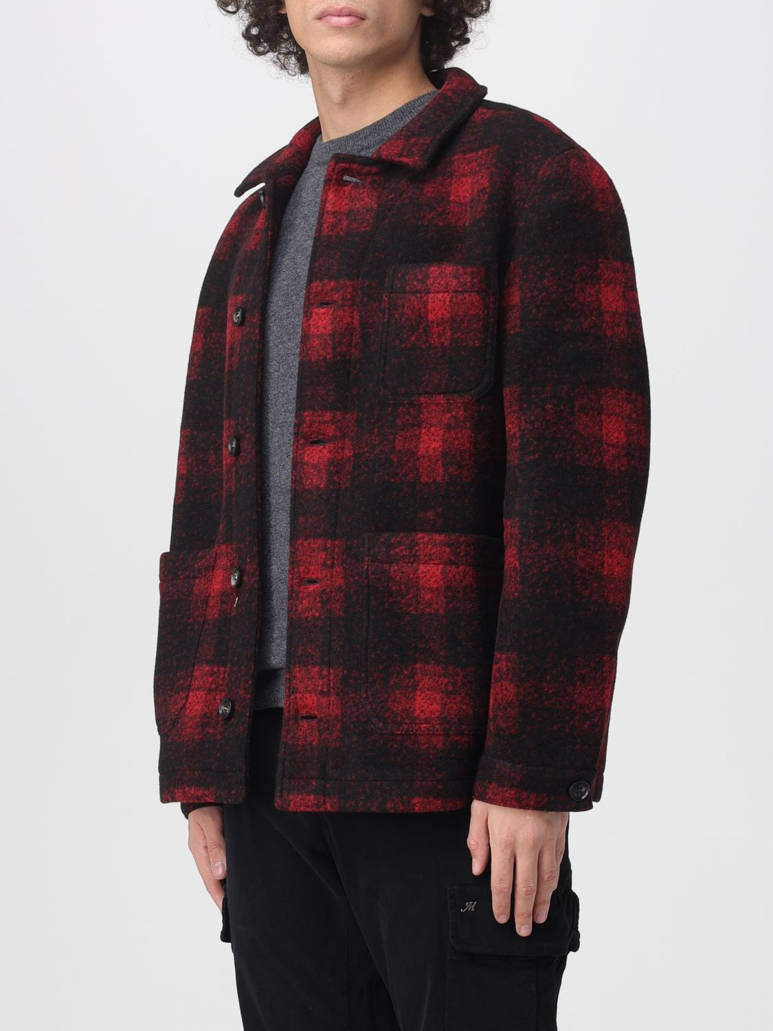 Jacket Men color Red