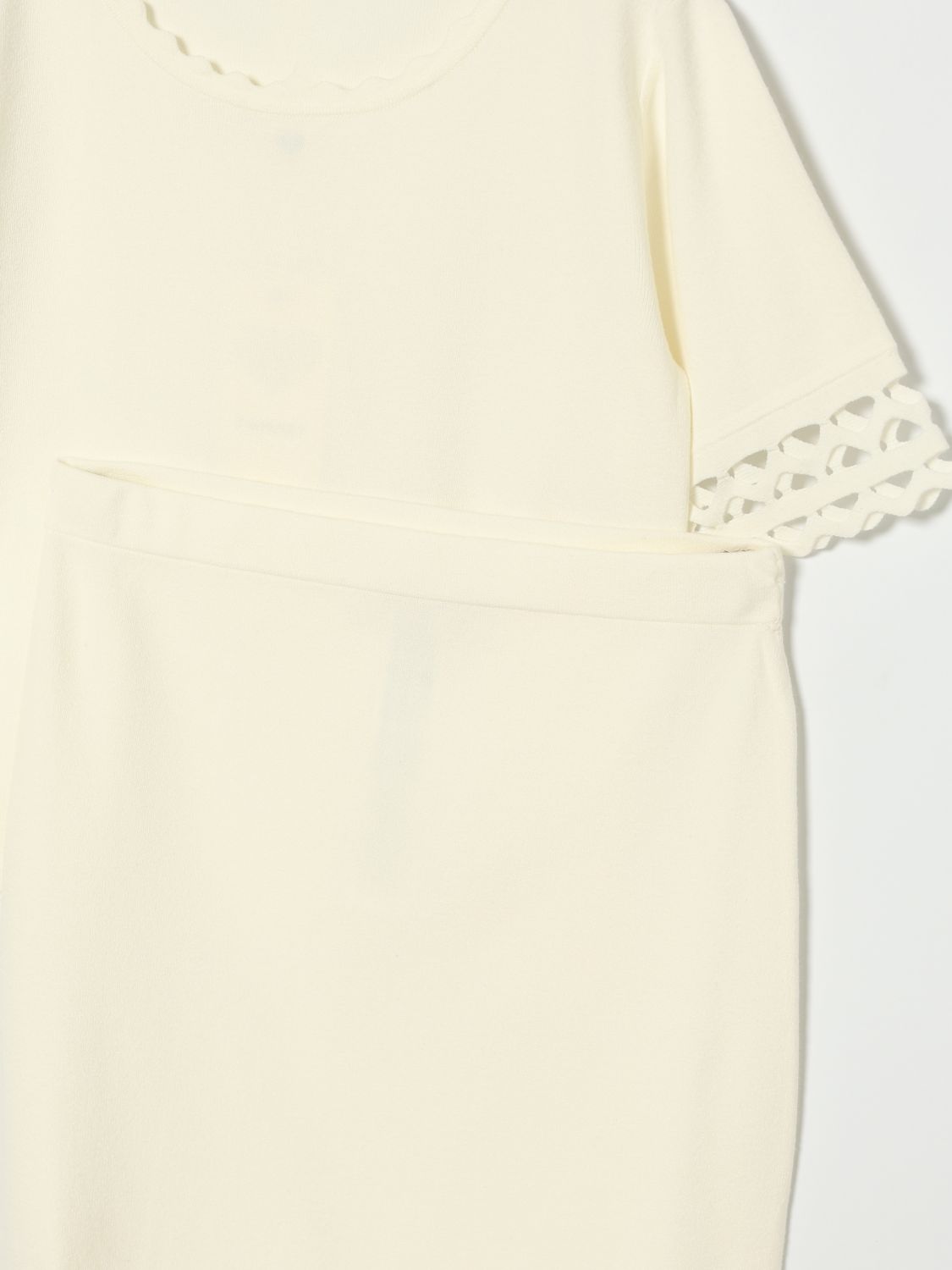 Dress Kids color White