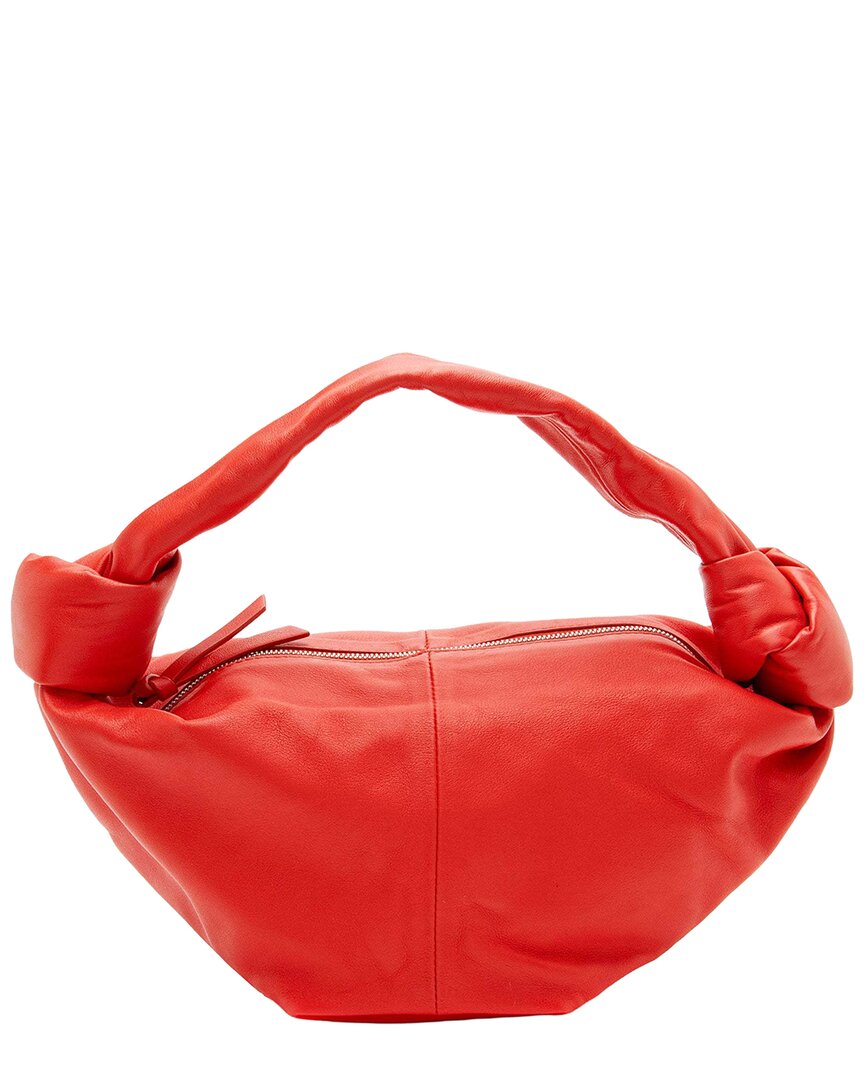 Red Calfskin Double Knot Mini Bag (Authentic Pre-Loved)