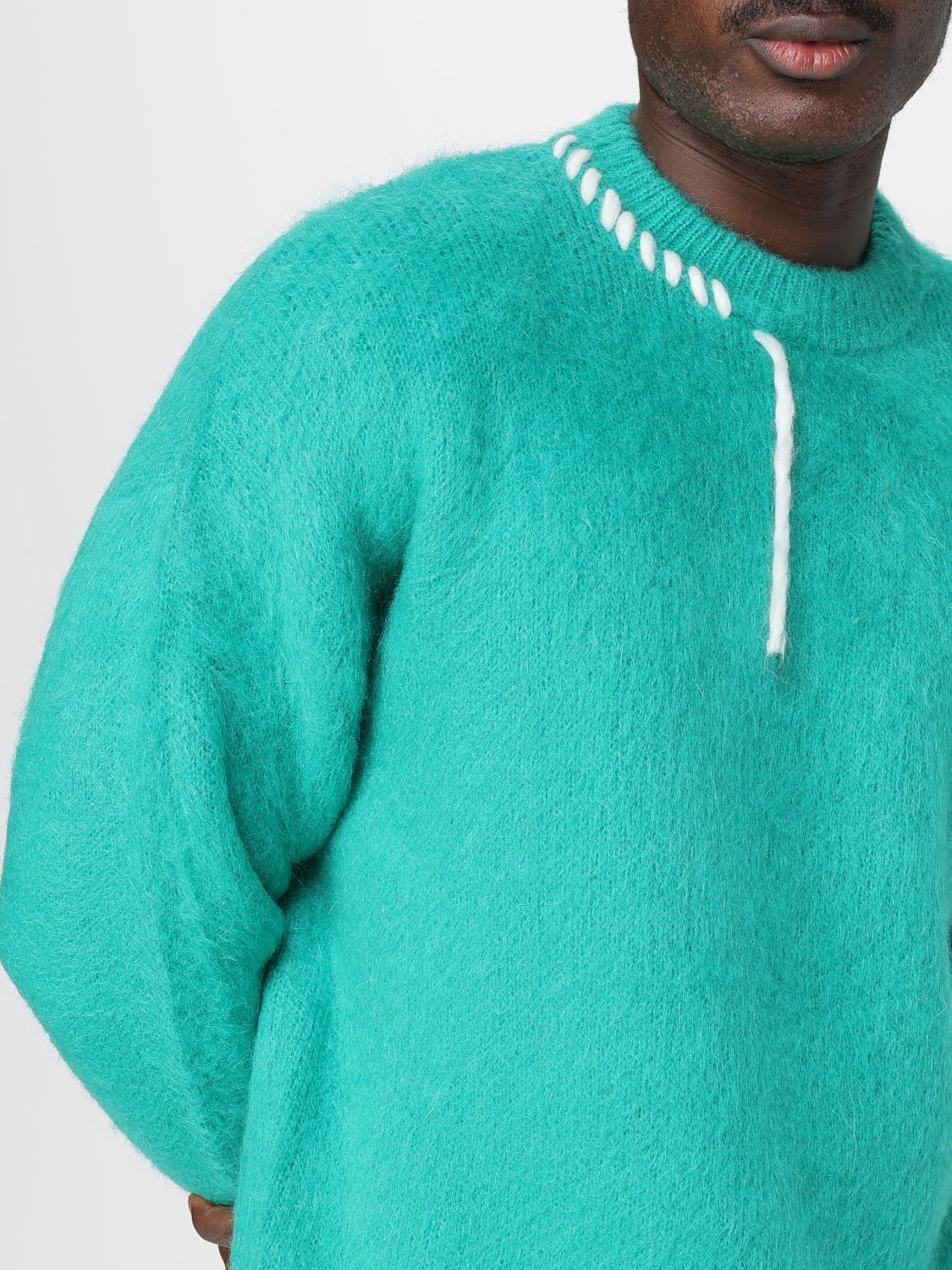 Sweater Men color Green