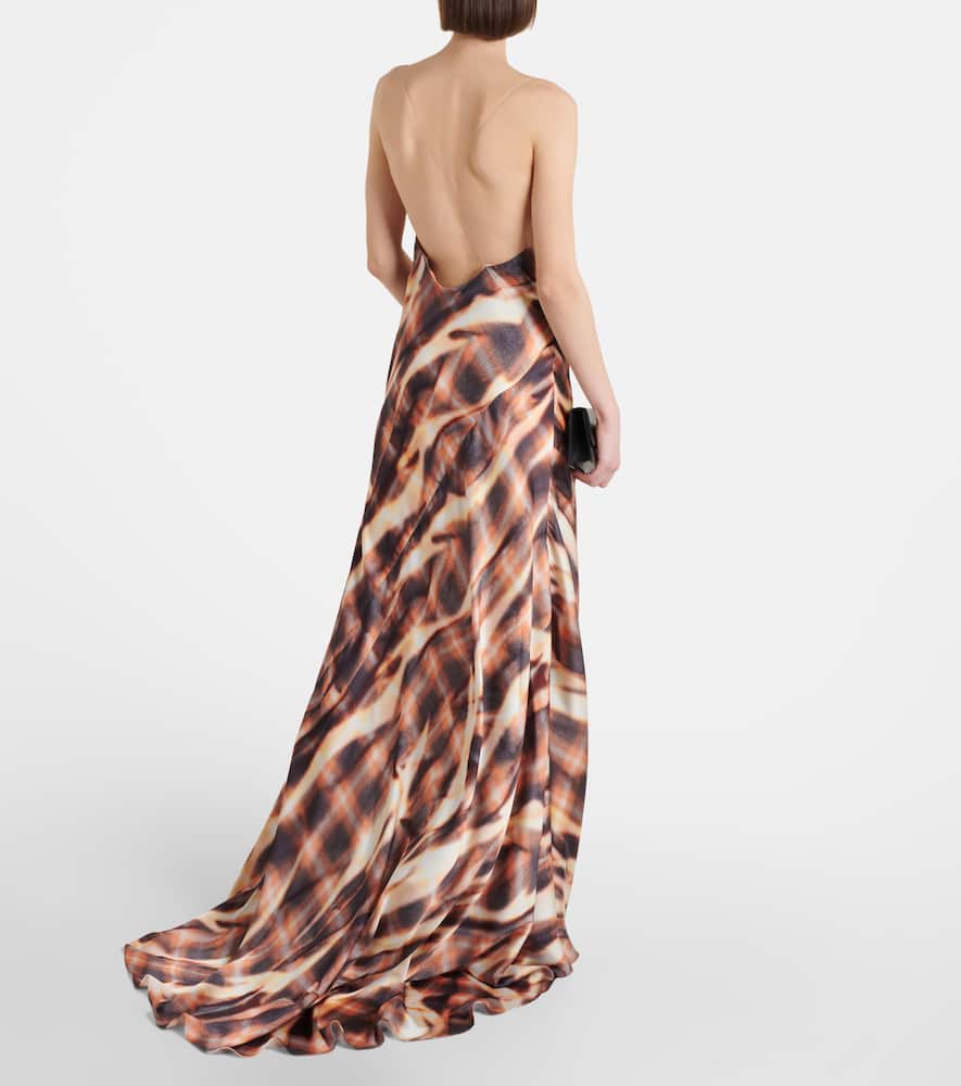 Printed gown