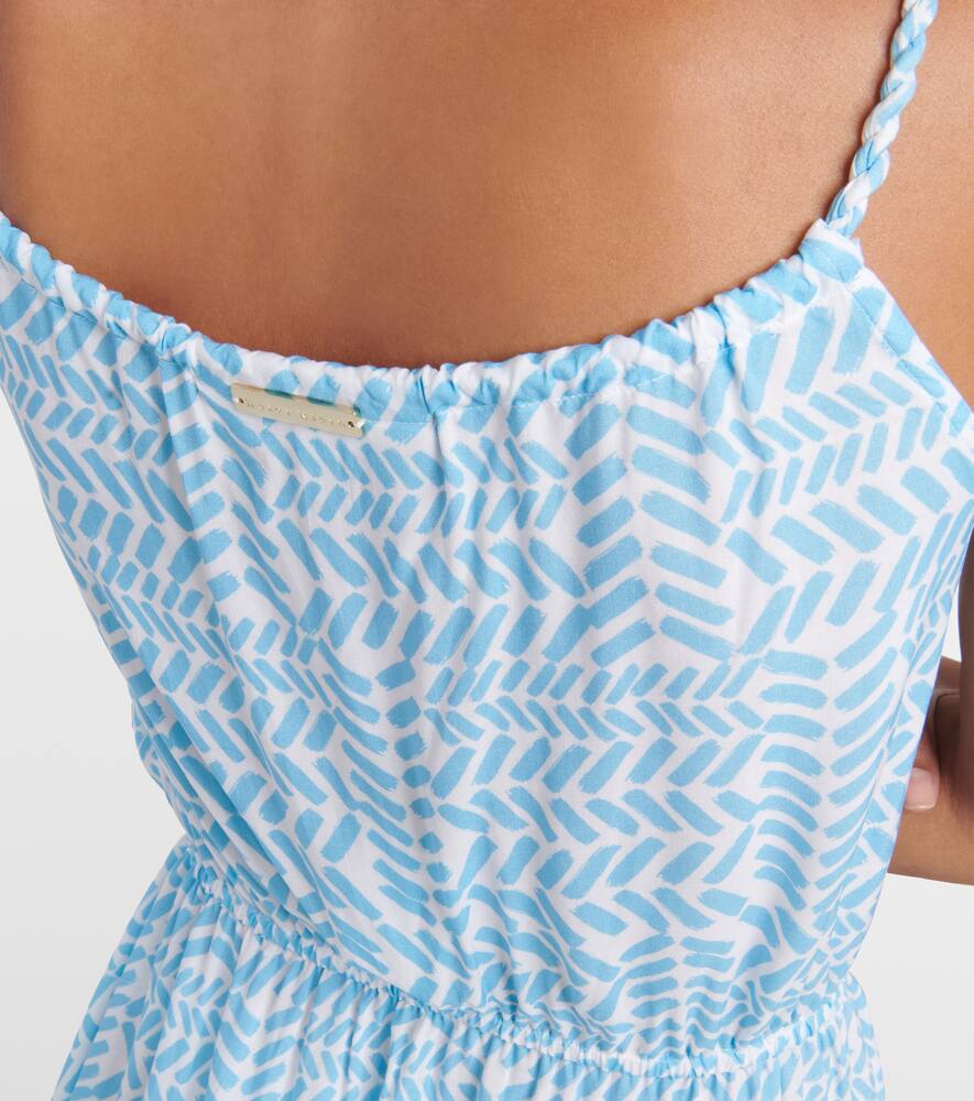 Zanzibar printed minidress