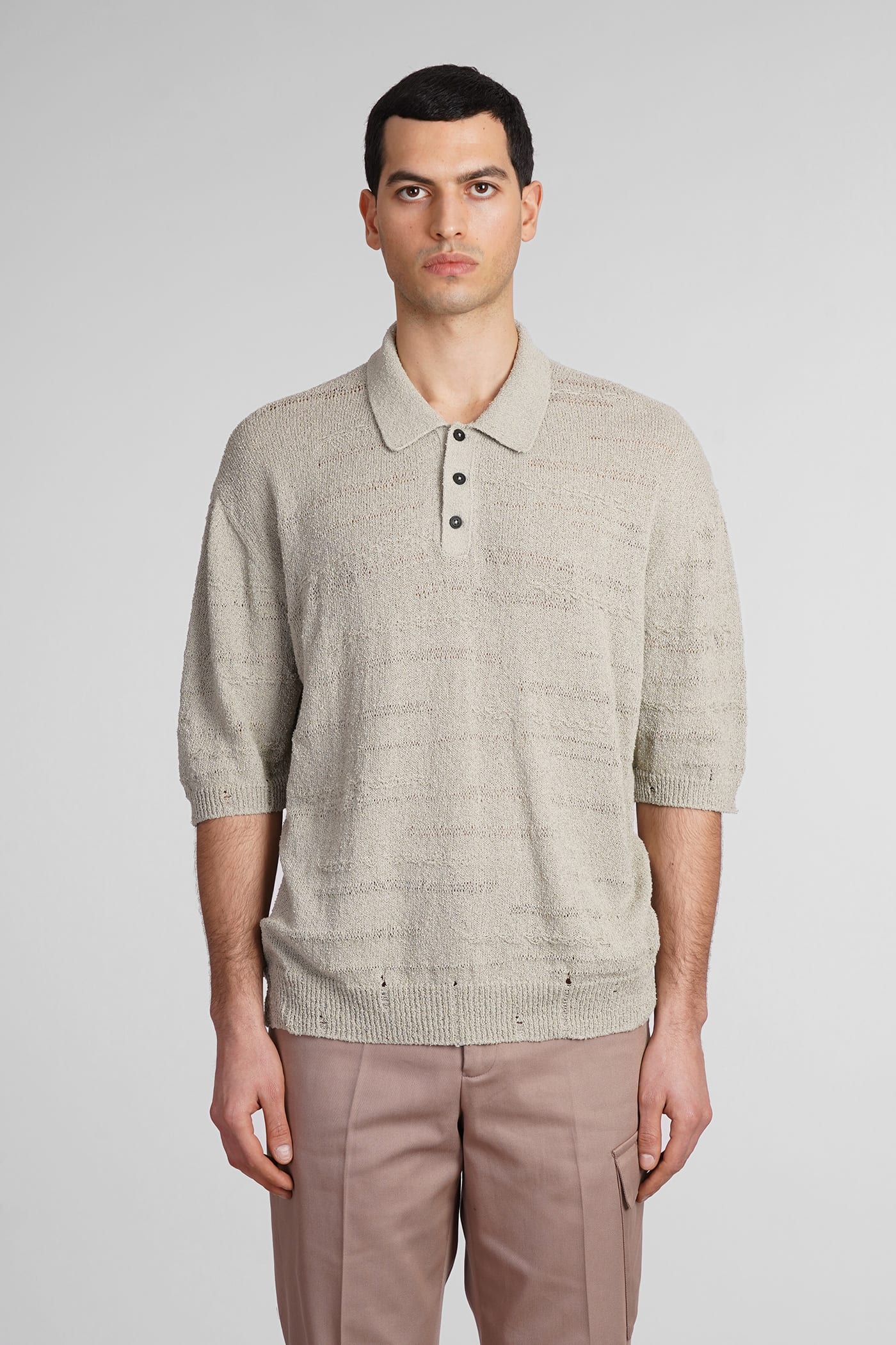 Adam Vest In Green Cotton