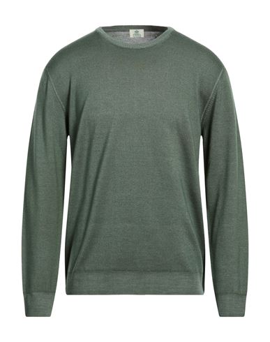 Man Sweater Sage green Size 44 Virgin Wool