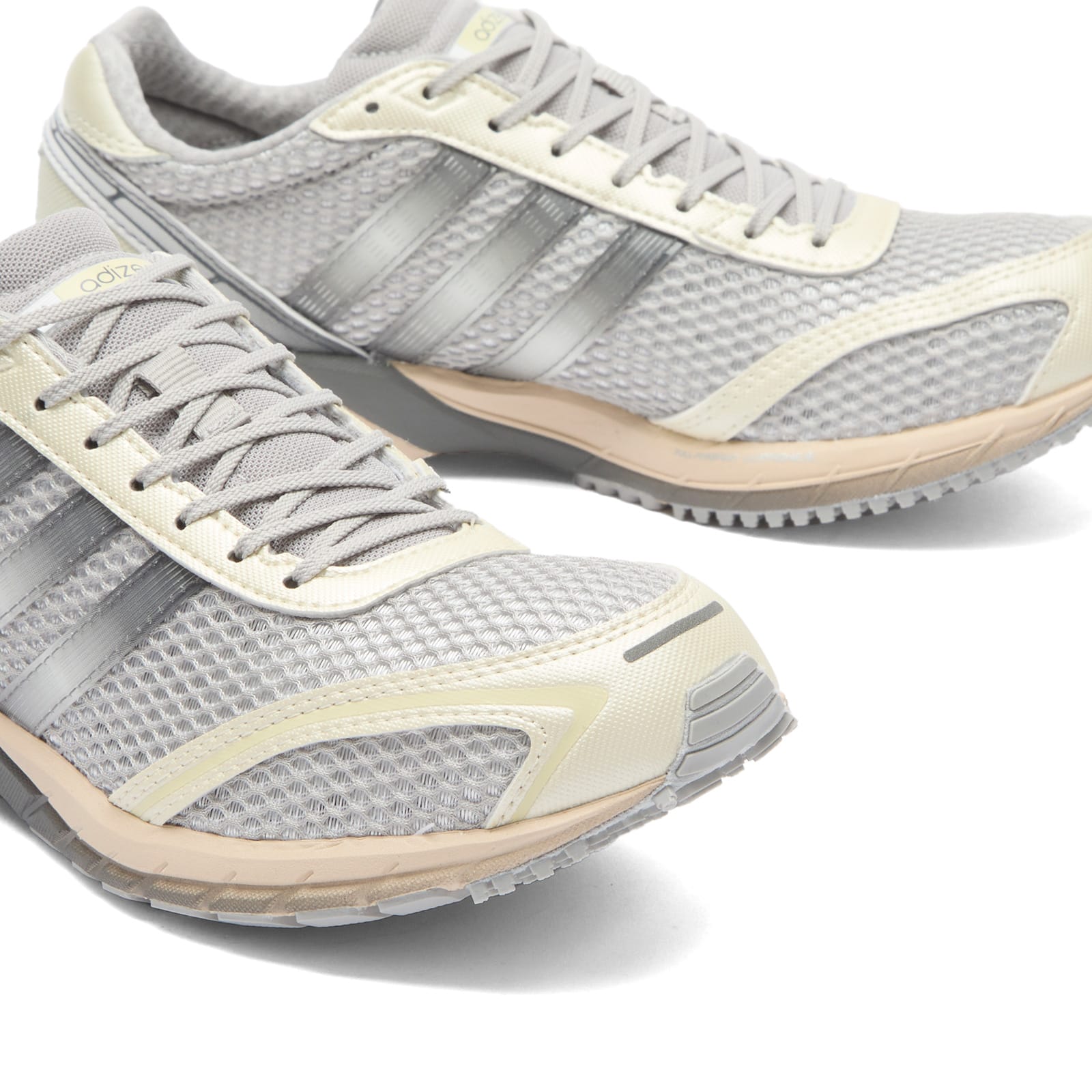 Women's Adizero Adios OG Sneakers Silver Metallic/Grey Four/Ice Gold Metallic