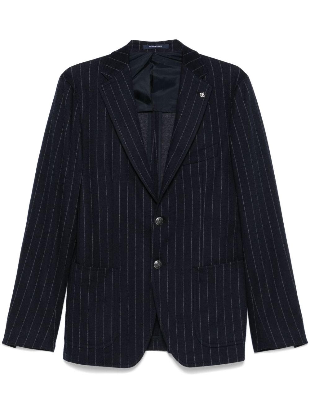 Pinstriped blazer - Blue