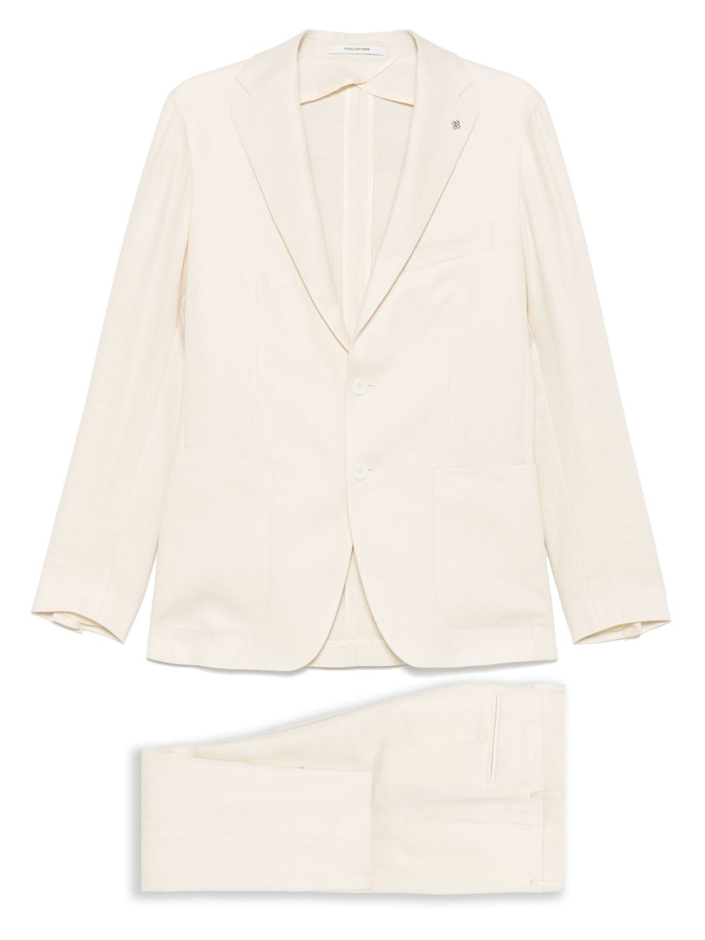 Tagliatore linen suit - Neutrals