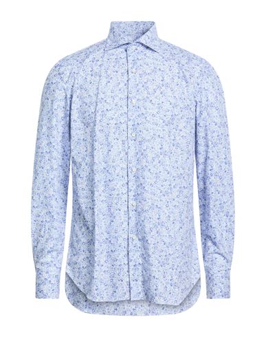 Man Shirt Azure Size 16 ½ Cotton