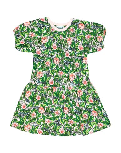 Kid Girl Kids' dress Green Size 10 Cotton