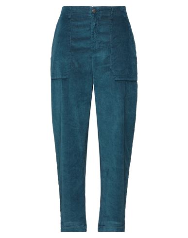 Cigala's Woman Pants Deep teal Size 25 Cotton, Modal, Polyester, Elastane