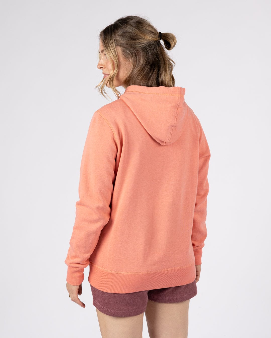 Saltrock Essential Womens Pop Hoodie in Orange