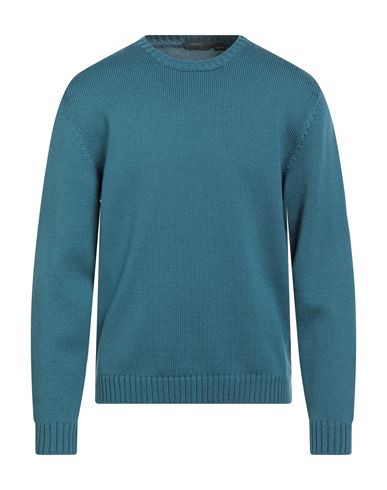 By Slowear Man Sweater Deep teal Size 36 Virgin Wool