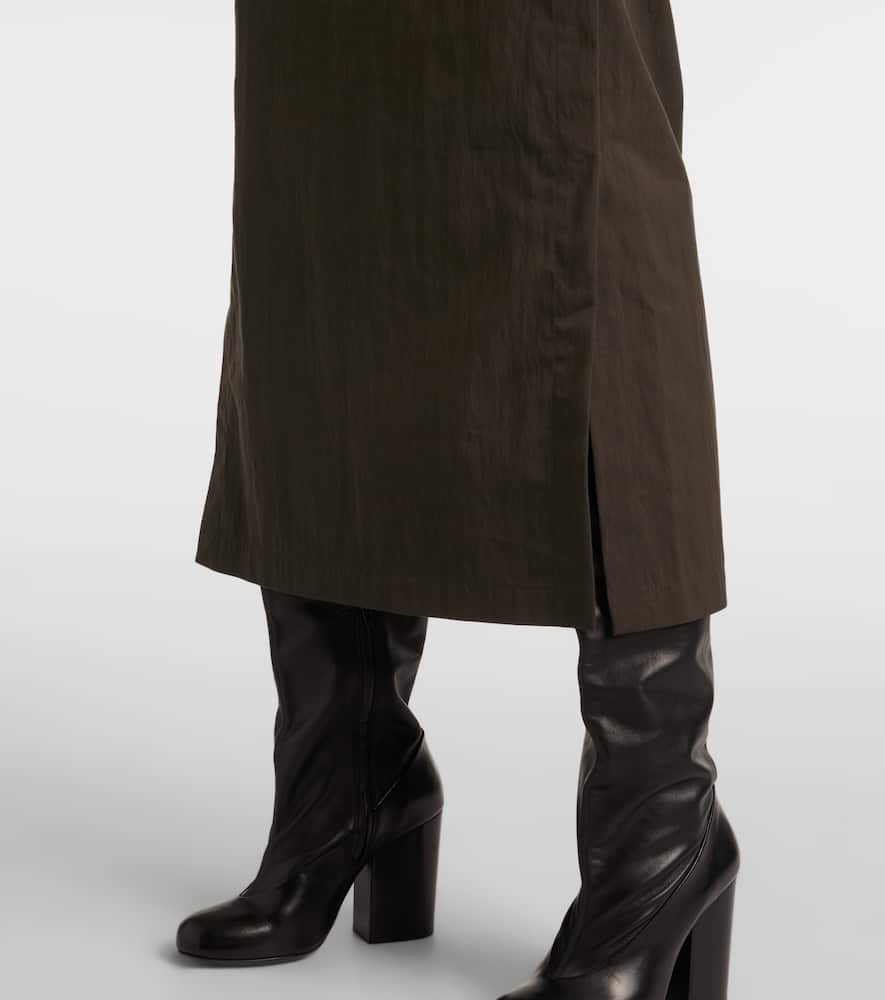 Lemaire Cotton-blend midi skirt