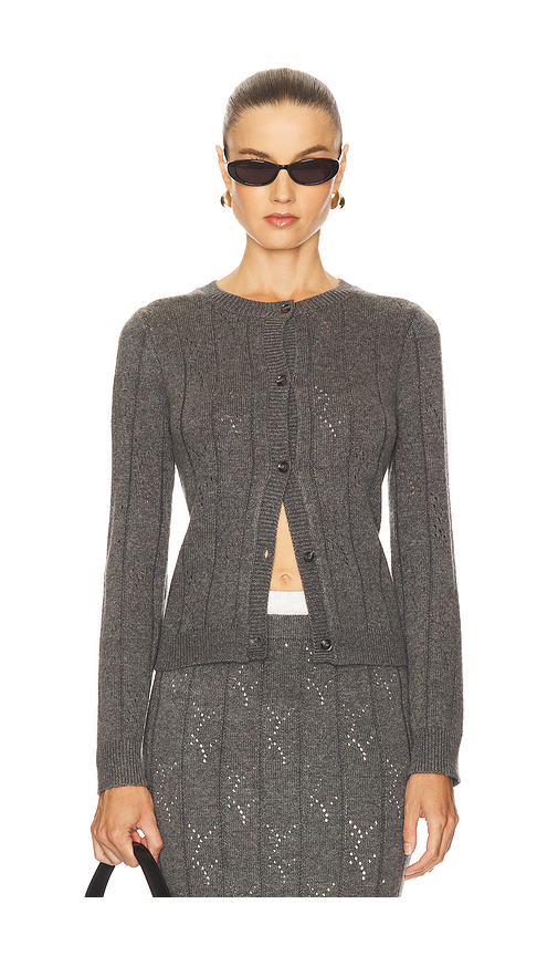 Line & Dot Alena Cardigan in Grey. S. Also in L