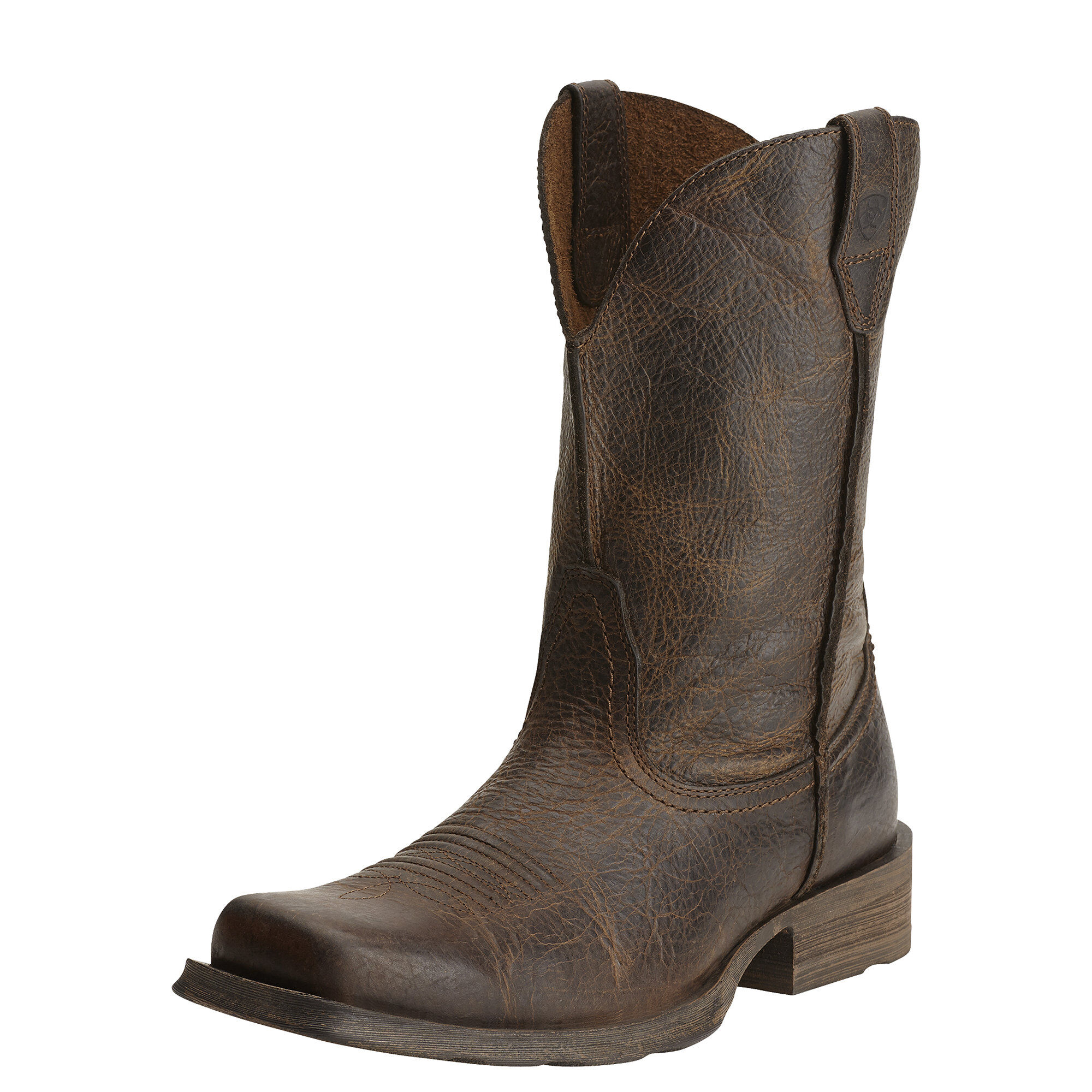 Men's Rambler Western Boots in Wicker Leather, D Medium Width