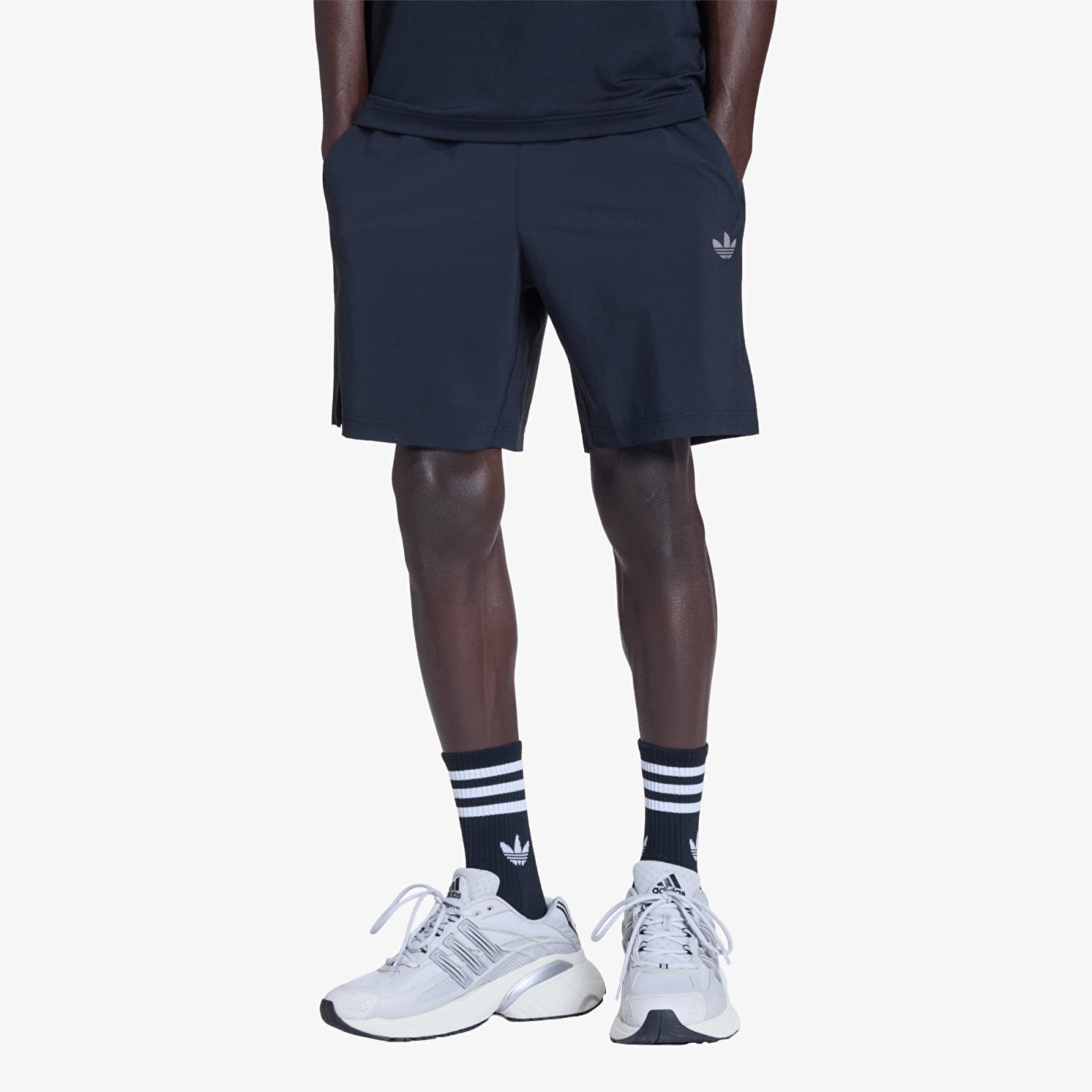 Adidas Tech Trefoil Essentials Polyester Shorts Black