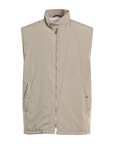 Man Vest Sage green Size 42 Polyester, Polyamide