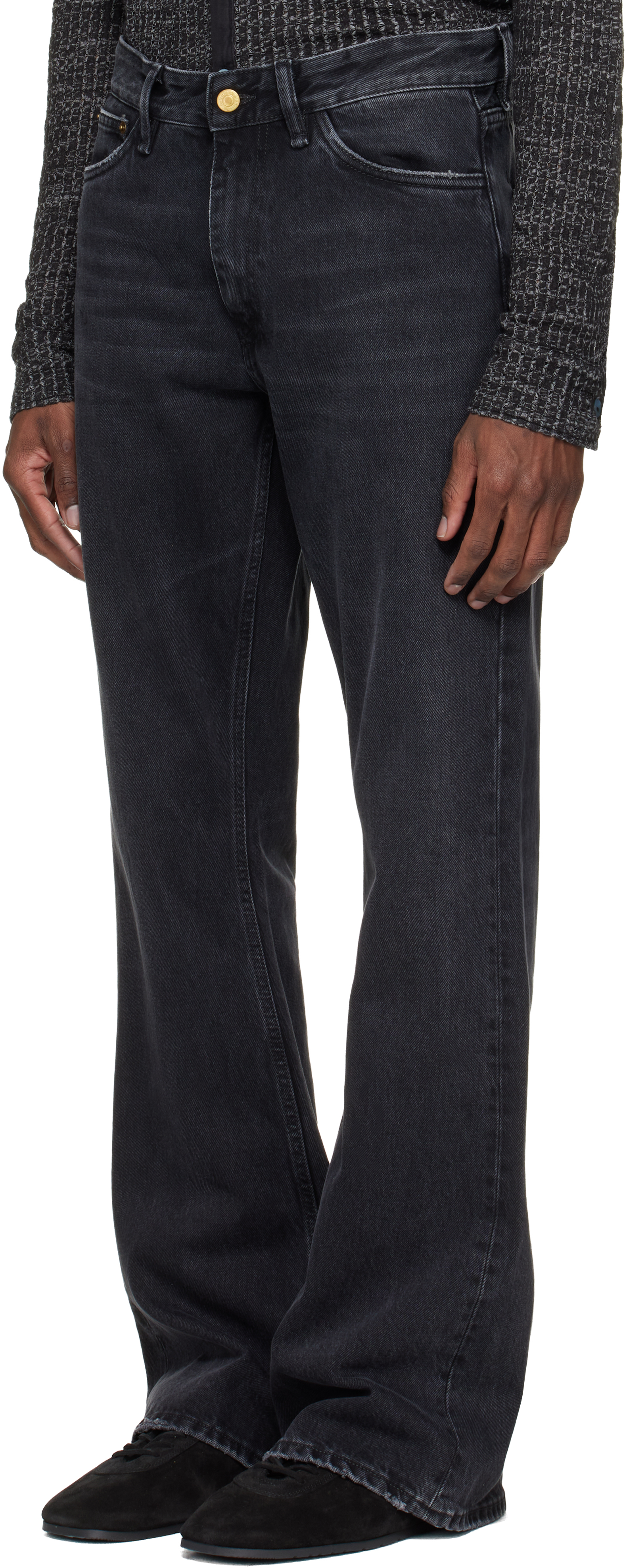 Black Bootcut Jeans