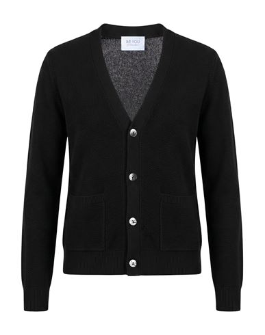 Woman Cardigan Black Size M Cashmere