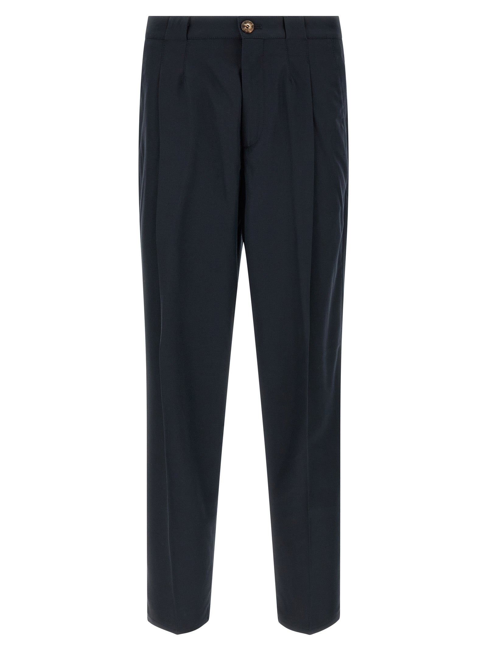 Cotton Chinos — Navy