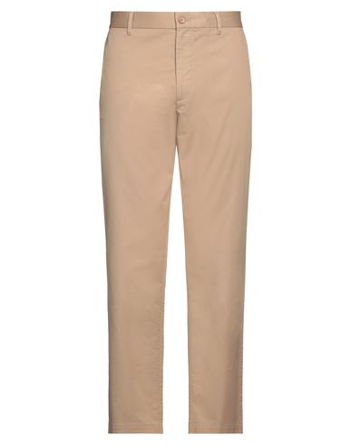 Wood Wood Man Pants Camel Size 34 Cotton, Elastane