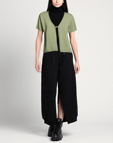 Woman Cardigan Military green Size L Cashmere