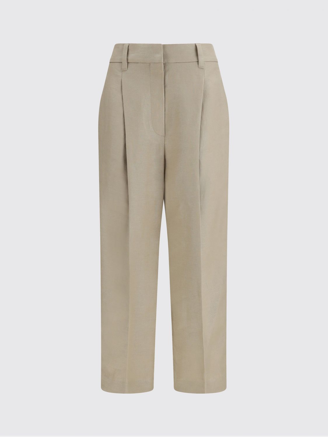 Pants Woman color Beige