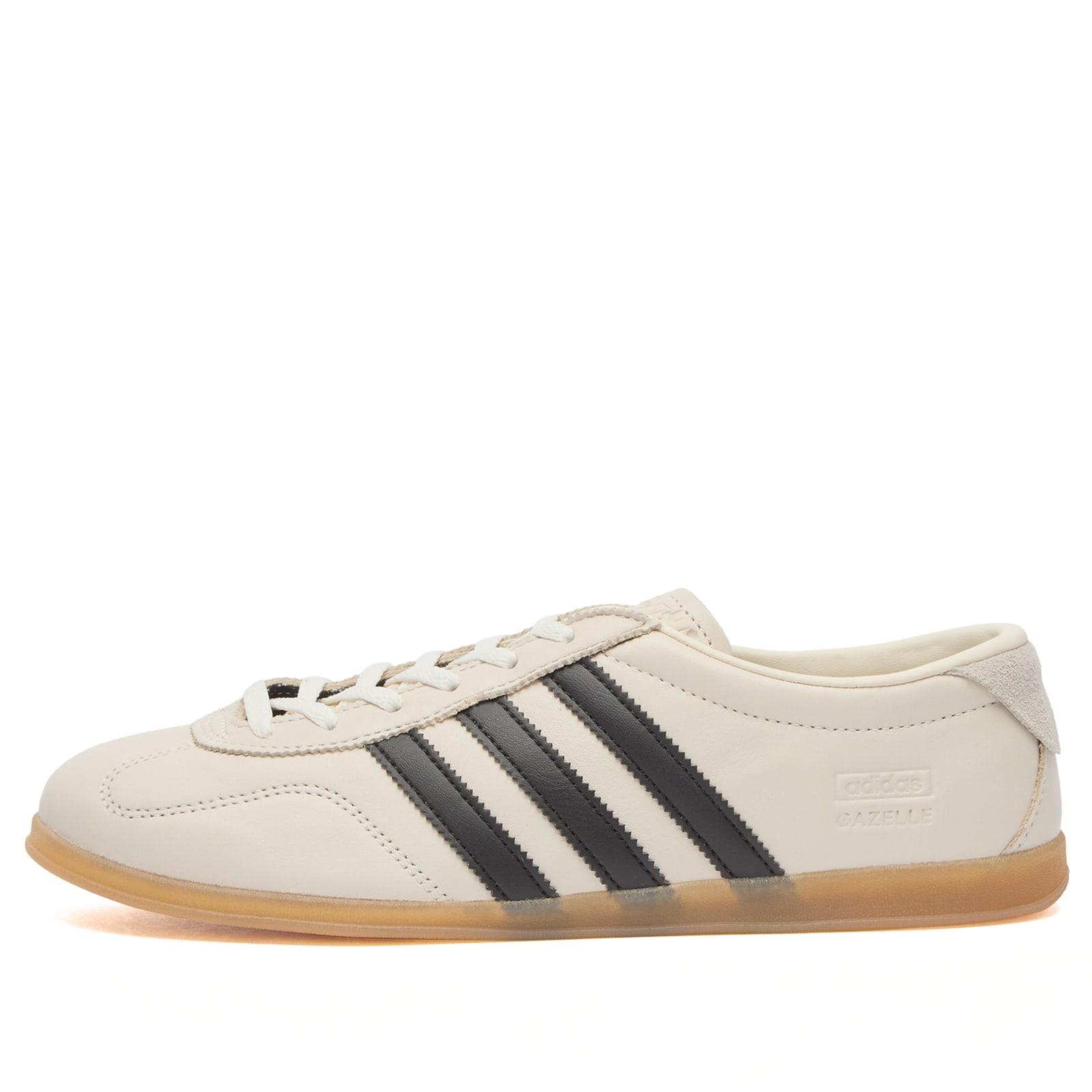 Women's Gazelle Lo Pro Sneakers in Chalk White/Core Black/Gum