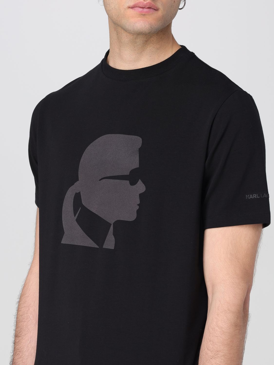 T-Shirt KARL LAGERFELD Men color Black