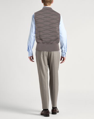 Man Sweater Brown Size XL Virgin Wool, Polyamide, Alpaca wool, Mohair wool