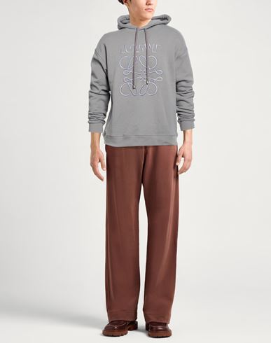 Man Sweatshirt Grey Size L Cotton, Polyester