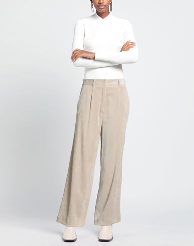 Woman Pants Sand Size 6 Polyester, Polyamide, Elastane