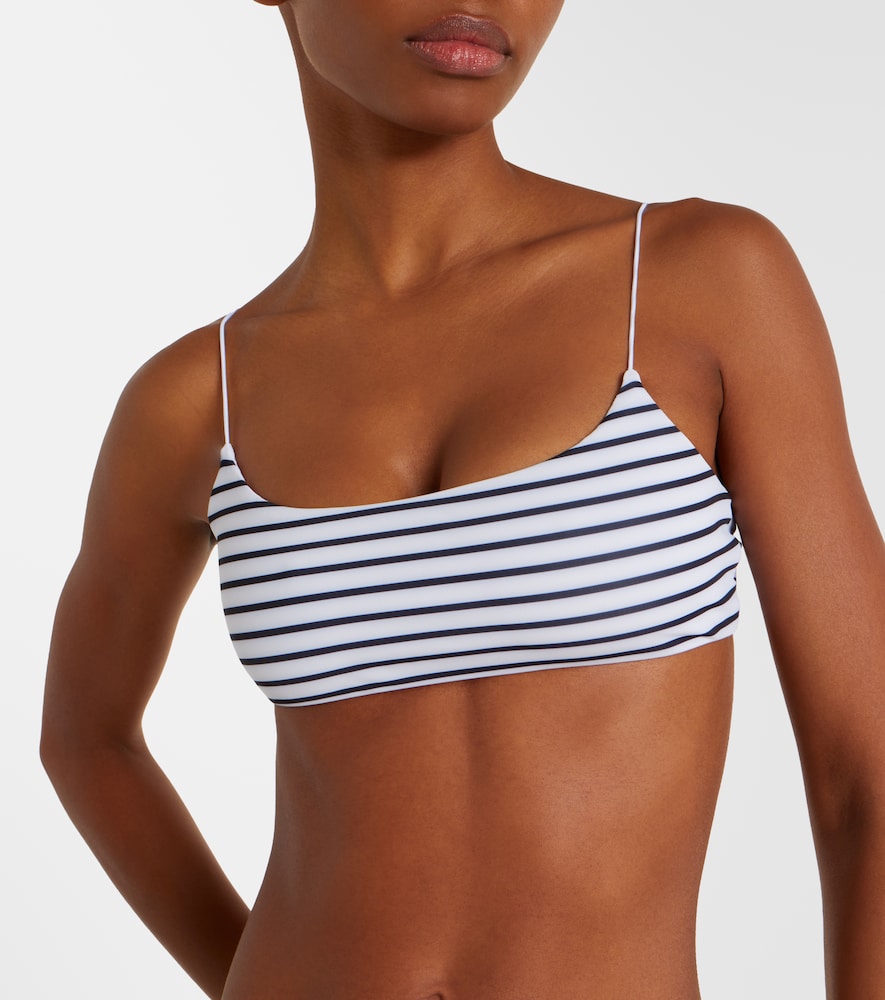 Micro Muse striped bikini top