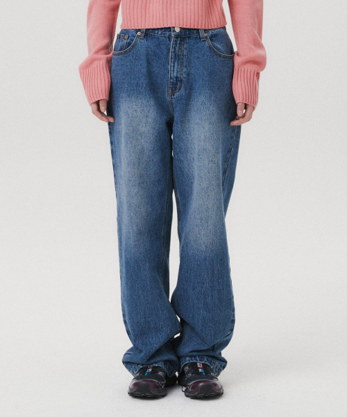 BASIC DENIM PANTS BLUE