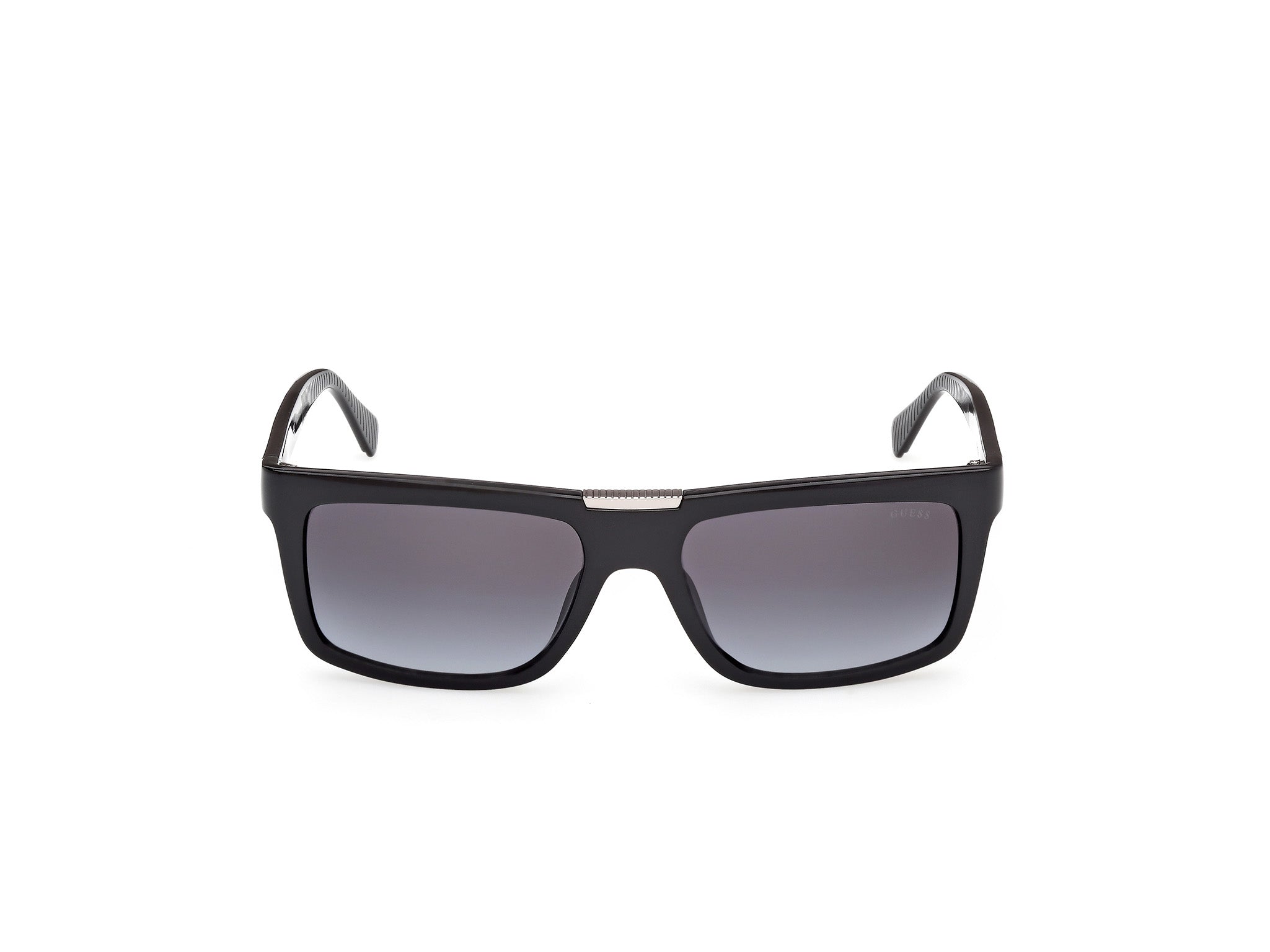 Guess Hombre Guess GU00274 01B Gafas de sol Inyectado Negro Fumar Cuadrada Norma
