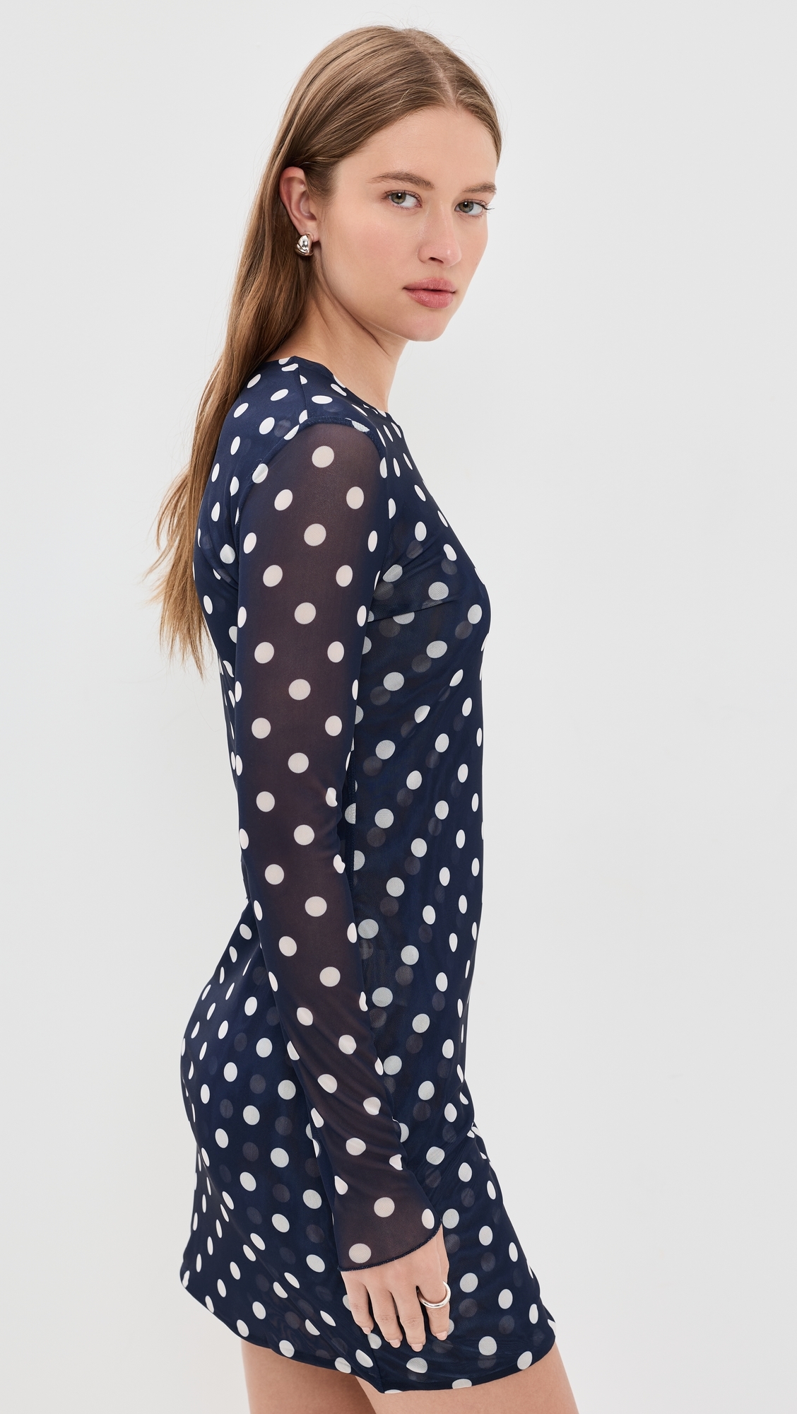 Scarlet Mini Dress Midnight Dot