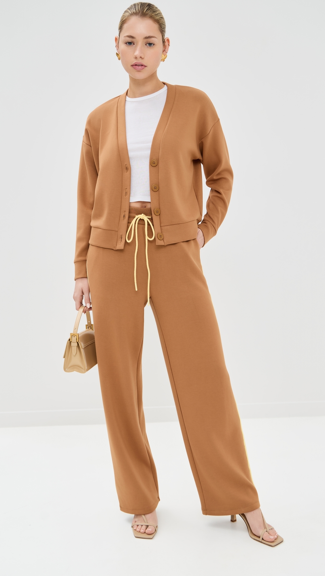 Maddie Cardigan Camel