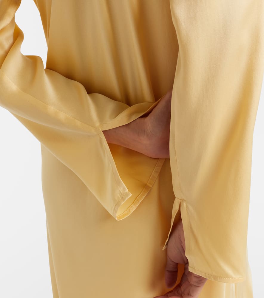 Salina silk charmeuse midi dress